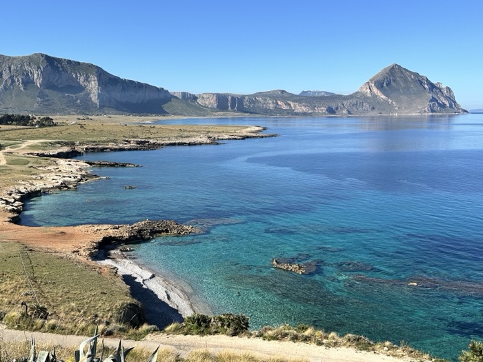 Il golfo di Macari con Monte Cofano